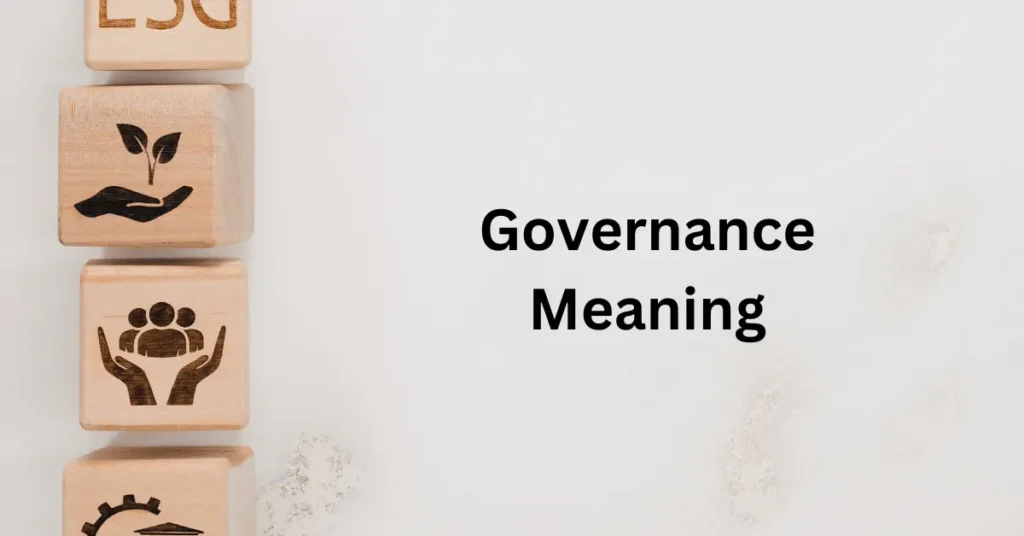 Governance Meaning