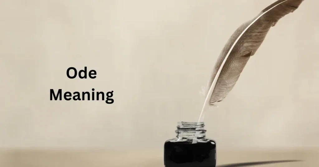 Ode Meaning