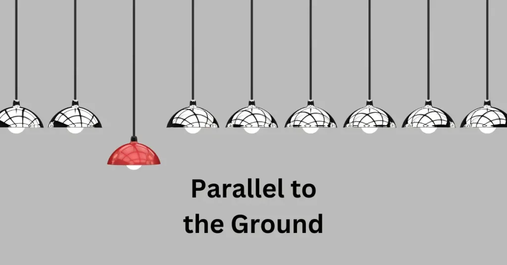 Parallel to the Ground